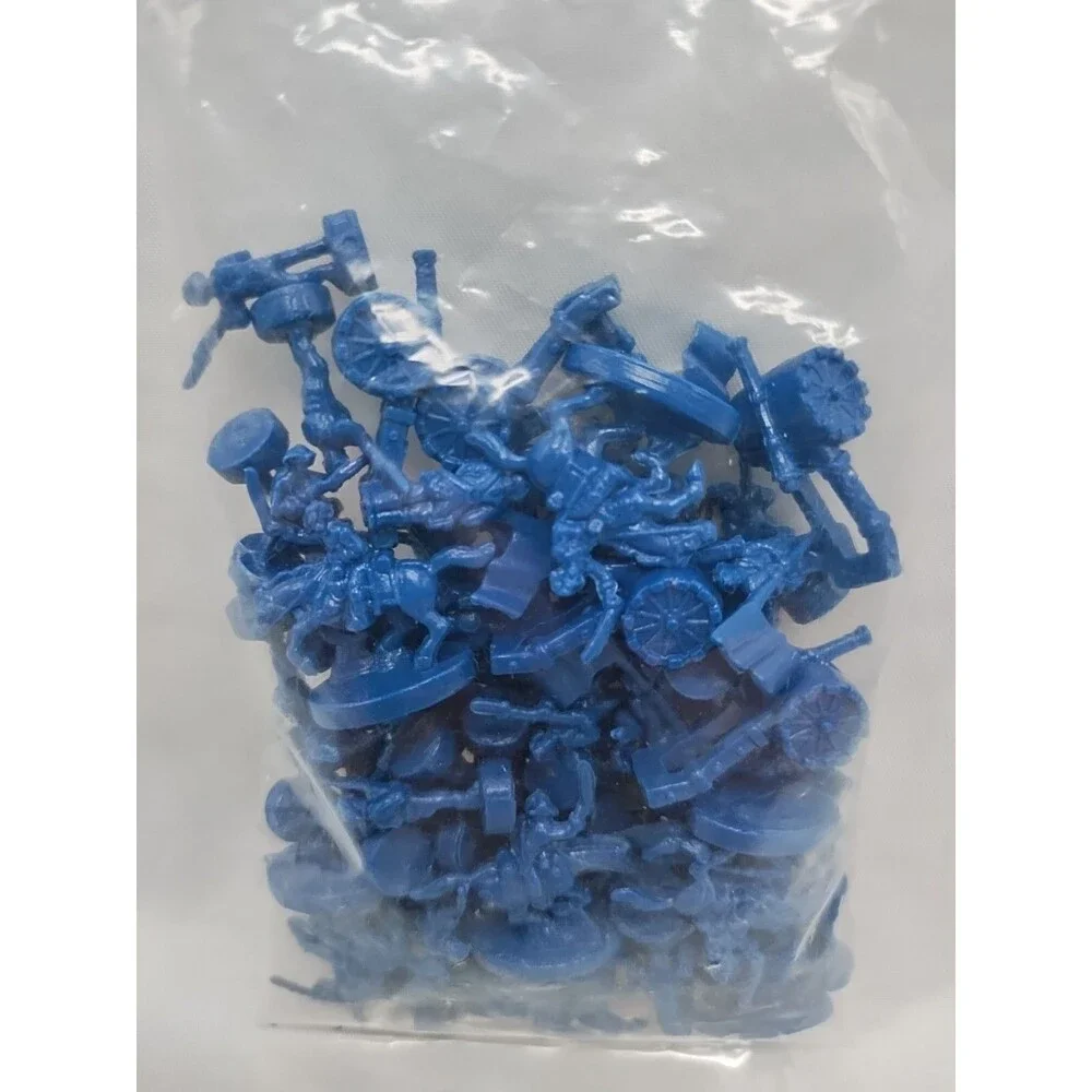 Sealed Set Of (60) 2003 Risk Blue Board Game Player Pieces